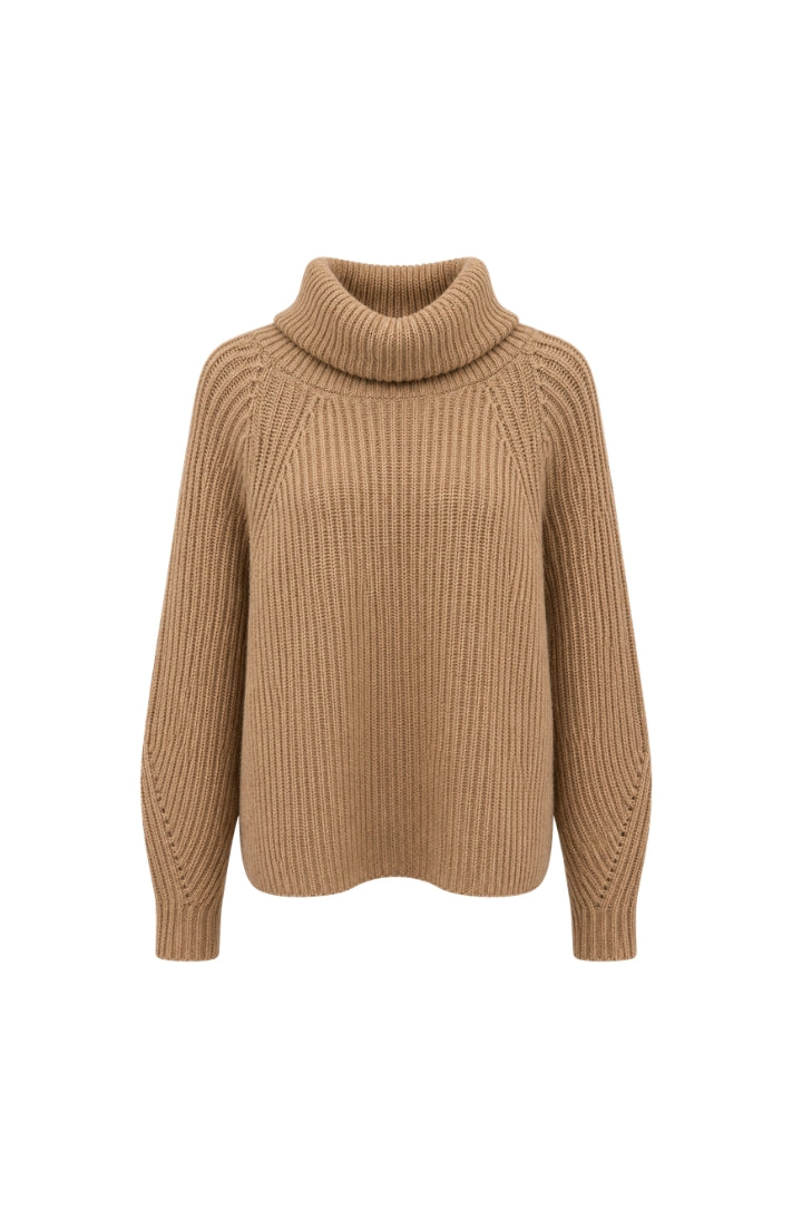Classic Ribbed Turtleneck Sweater