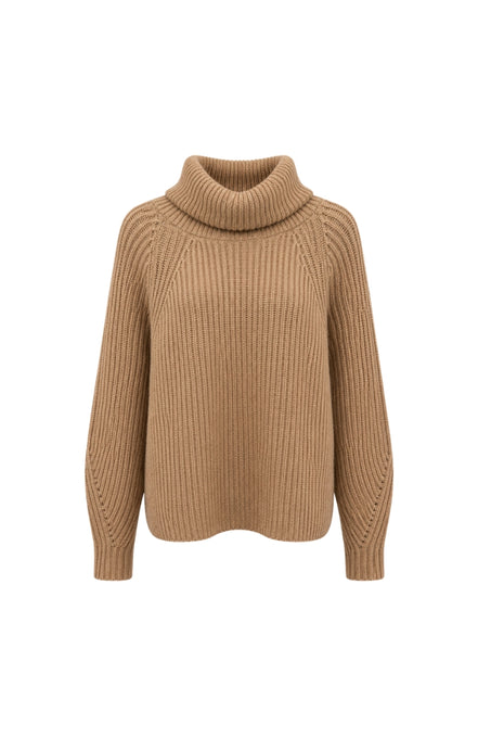 Classic Ribbed Turtleneck Sweater