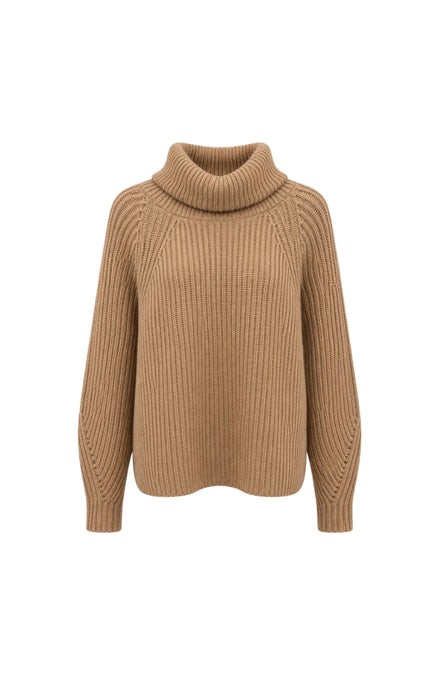 Classic Ribbed Turtleneck Sweater