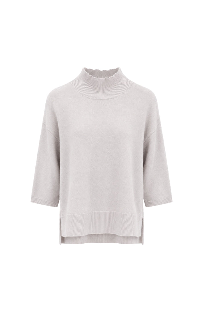 Relaxed Fir Mock Neck Sweater
