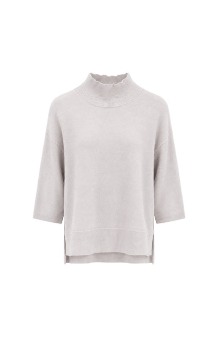 Relaxed Fir Mock Neck Sweater