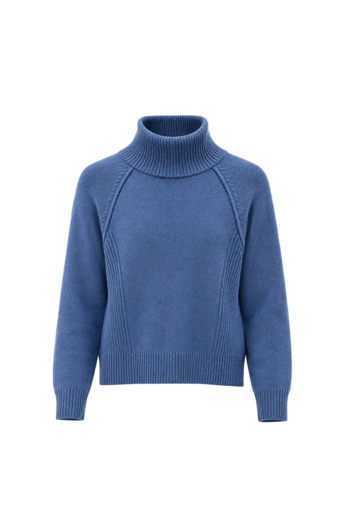 Classic Mock Neck Knit Sweater