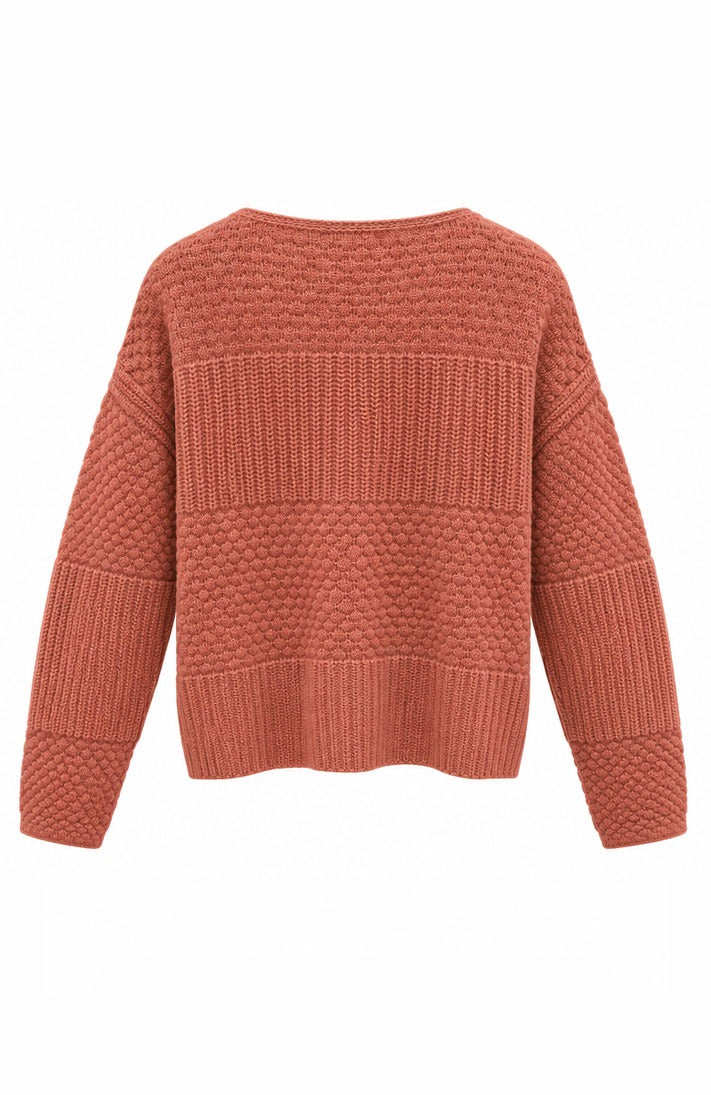 Textured Knit Sweater