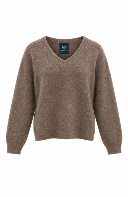 V-Neck Soft Knit Jumper