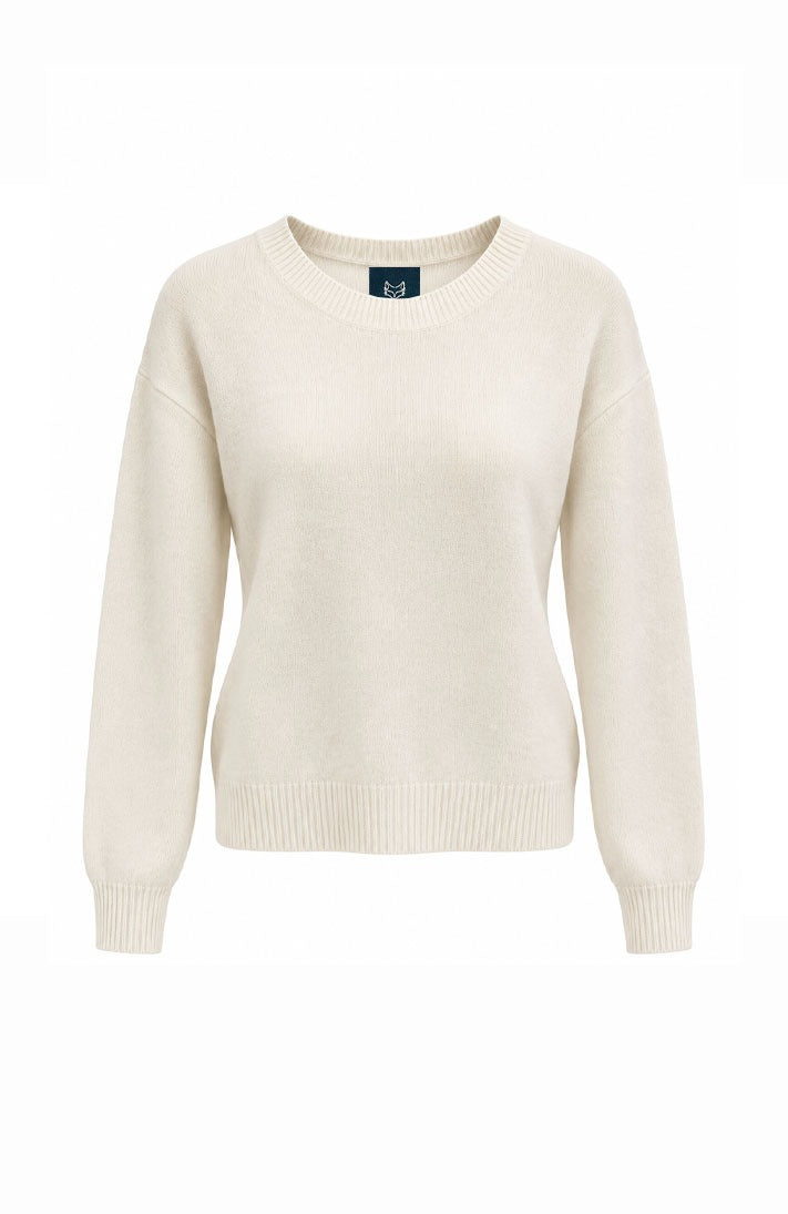 Classic Relaxed Fit Crew Neck Jumper
