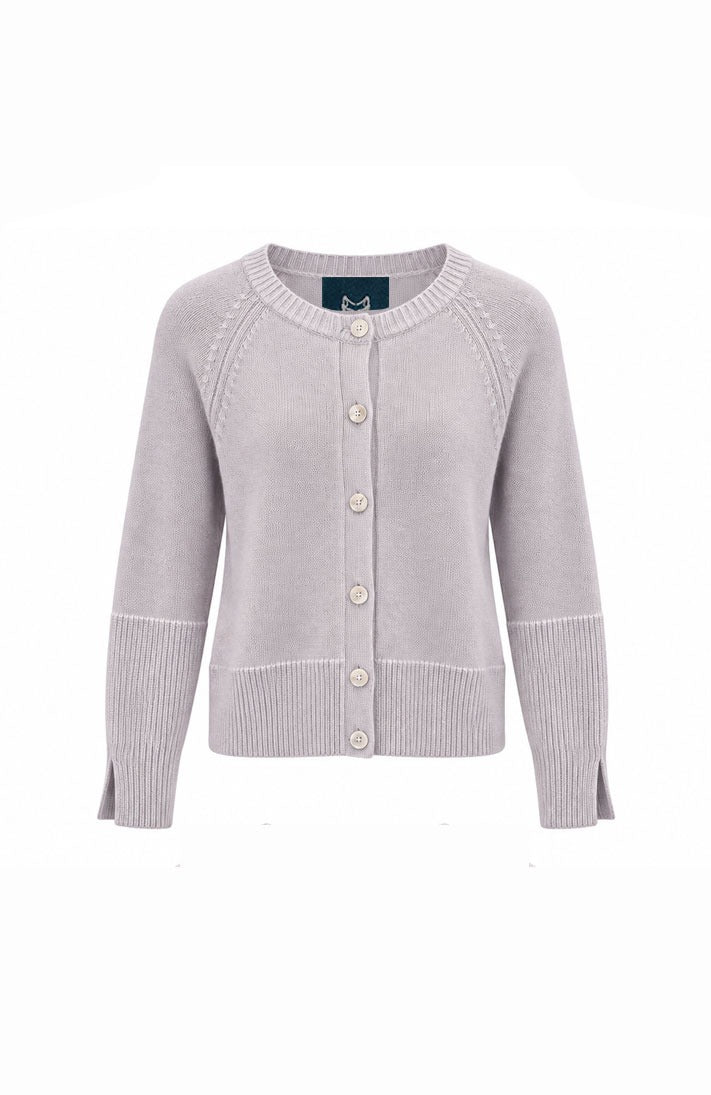 Classic Cashmere Crew Neck Cardigan
