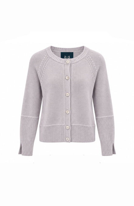 Classic Cashmere Crew Neck Cardigan