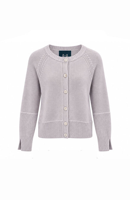 Classic Cashmere Crew Neck Cardigan