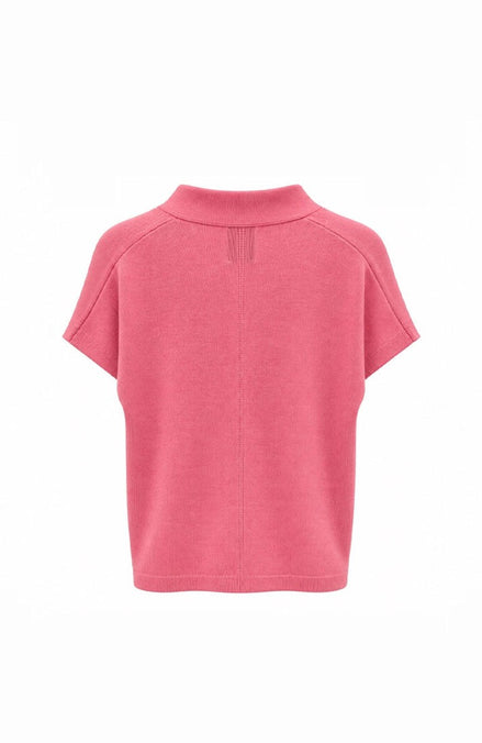 Short Sleeve Cashmere Cardigan